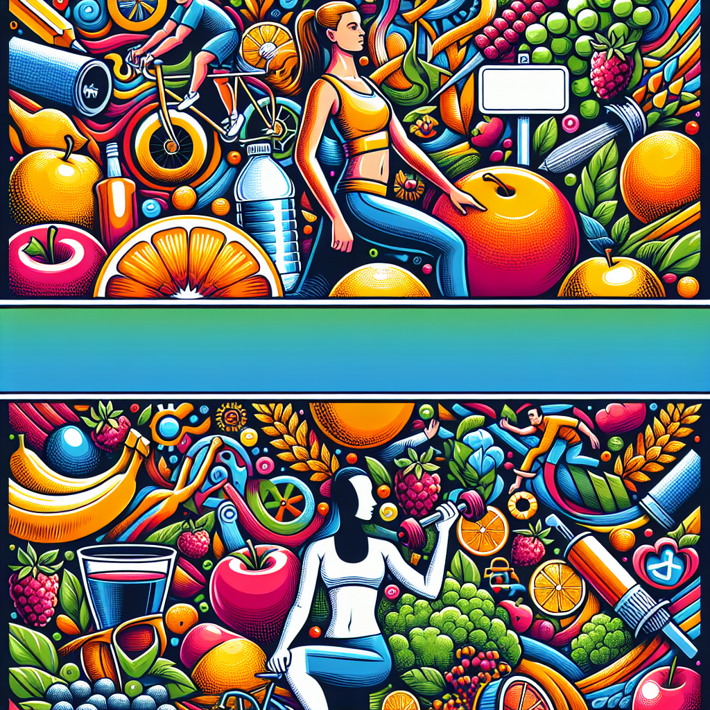 Inspirasi Poster Kreatif Promosi Gaya Hidup Sehat dengan Ilustrasi